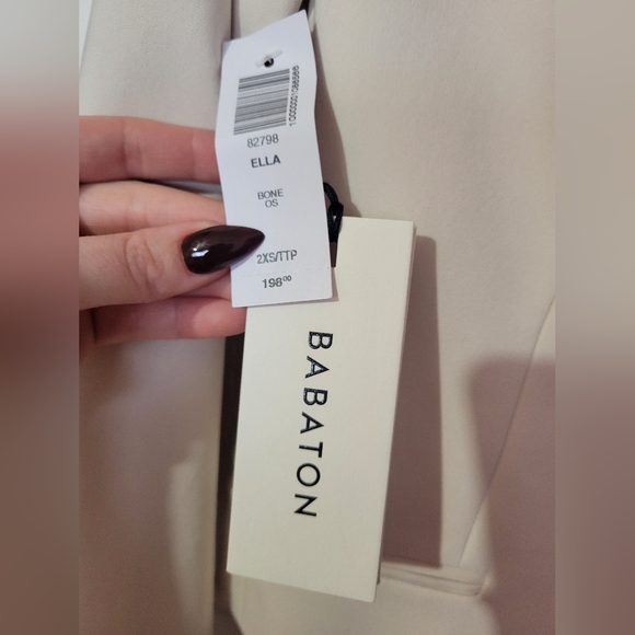 NWT Babaton Ella Blazer in Bone - Picture 2 of 5